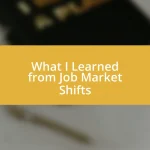 What I Learned from Job Market Shifts